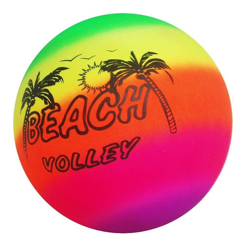 Pelota Fluor Goma Inflable Vs Motivos Pack X 15