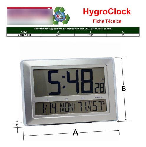 Registrador De Pared Industrial, Mxhck-001, Temperatura -5