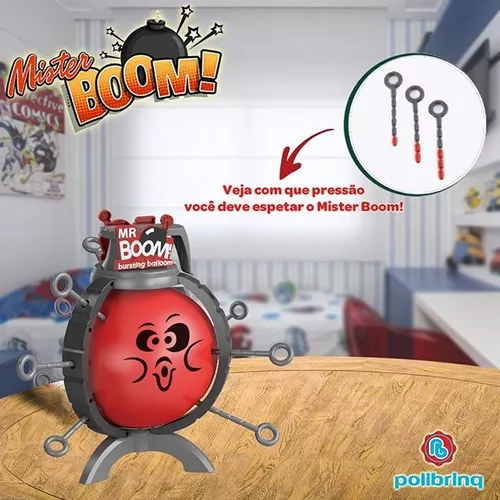 Jogo De Formas Mister Boom Balão Polibrinq Original