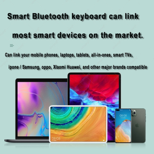Imagen 4 de 10 de Teclado Bluetooth Inalámbrico Español Para iPad