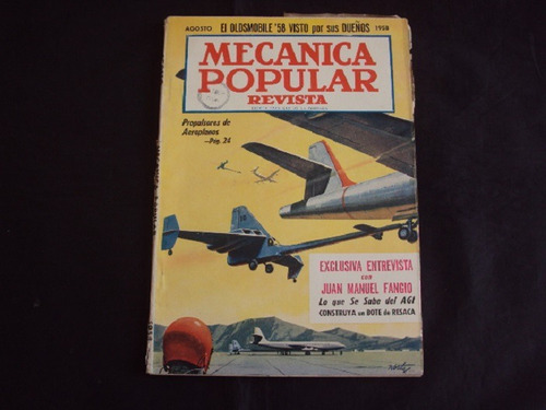 Revista Mecanica Popular (agost 1958) Oldsmobile '58