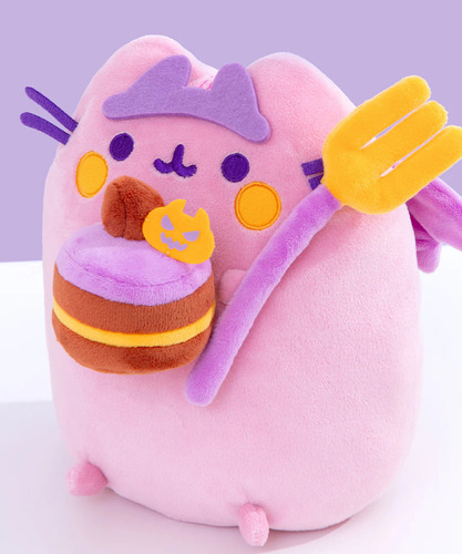Peluche Gato Pusheen Cat Diablo Del Pastel Devil's Food Cake Color Rosa