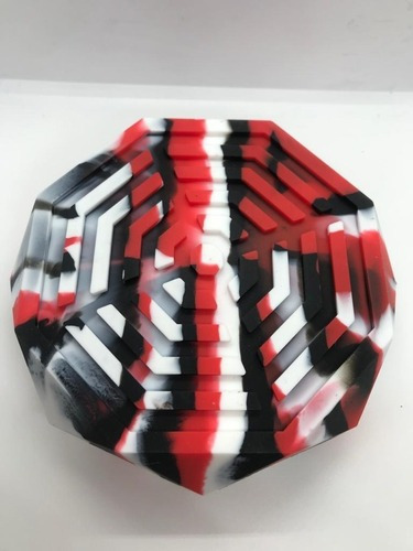 Imagem 3 de 5 de Cinzeiro Redondo De Silicone Inquebrável Resistente Ao Calor