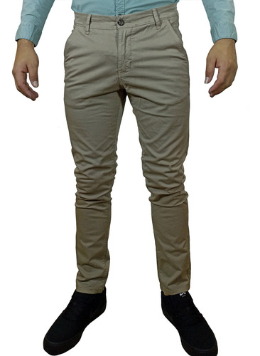 Pantalón Drill Comfort  Jaco Para Hombre- Beige