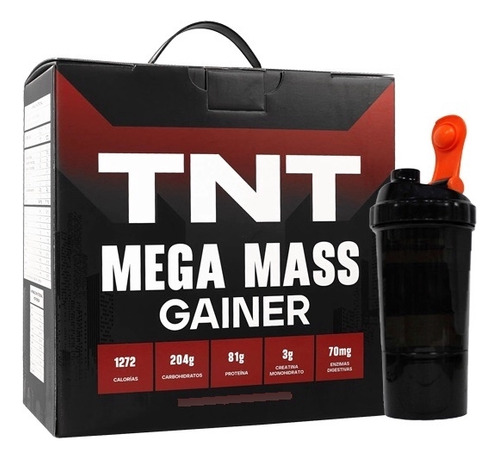 Tnt Mega Mass Gainer De12 Lbs Proteína - L a $23800