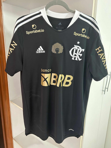 Camisa Flamengo Consciência Negra G #14