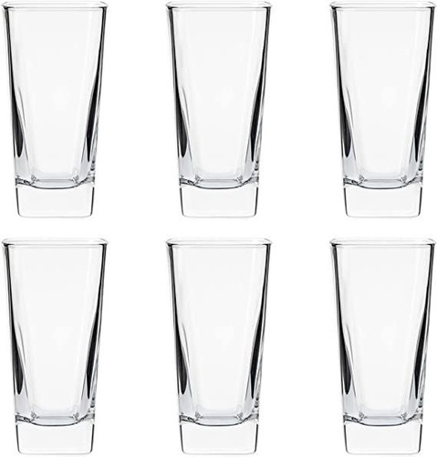 Imagen 3 de 3 de Vasos De Vidrio 300 Ml Set De 6 Unidades