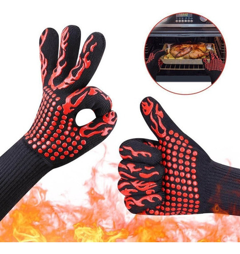 Guantes De Fuego Resistentes A Altas Temperaturas Para Horno