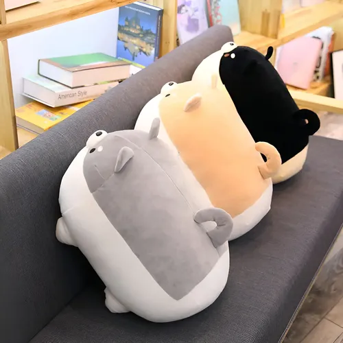 Almohada De Peluche Shiba Inu De 50 Cm – Cojín Abrazable Para Sofá, Coche O Cama – Regalo Suave Y Tierno Para Niños Y Adultos