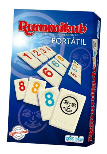 Juego De Mesa Rummikub Portátil