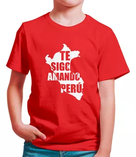 Polo Niño Te Sigo Amando Peru (d0641 Boleto.store)