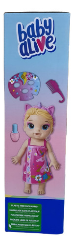 Baby Alive Muñeca Bebé Día De Spa Unicornio Pelo Rubio