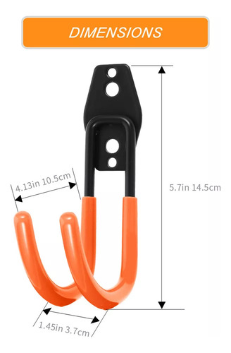 Ganchos De Pared Resistentes En Forma De H Para Colgar Escal