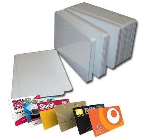Imagen 4 de 5 de Tarjetas Pvc Blancas Termicas Impresoras Zebra Fargo Evolis Datacard X 100u