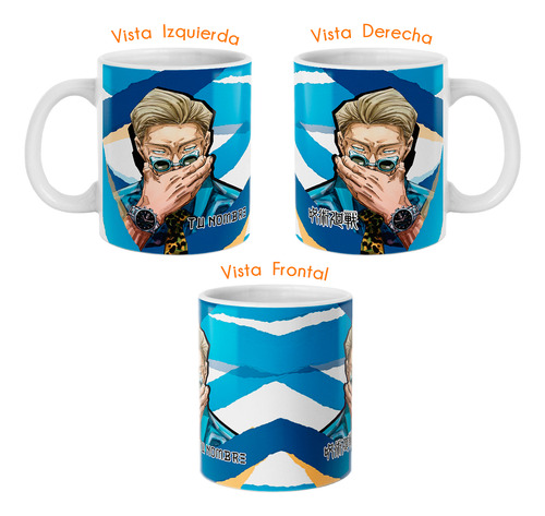 Taza De Jujutsu Kaisen Nanami Kento Con Tu Nombre