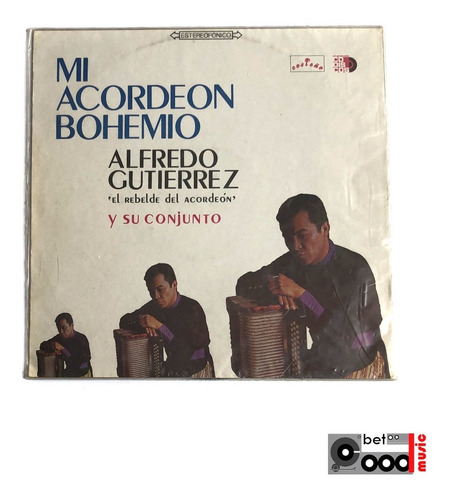 Lp Alfredo Gutiérrez Y Su Conjunto / Mi Acordeón Bohemio 