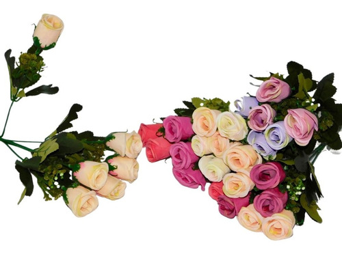 Rosas Pequeñas Matas Flores Artificiales Decoración A121-71 | MercadoLibre