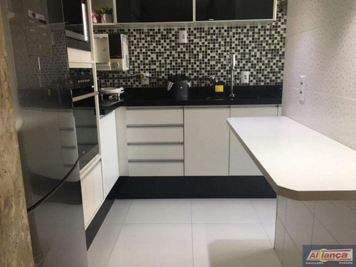 Imagem 9 de 15 de Apartamento Com 2 Dormitórios Suíte 58 M² - Shopping Maia - Guarulhos/sp - Ai12211