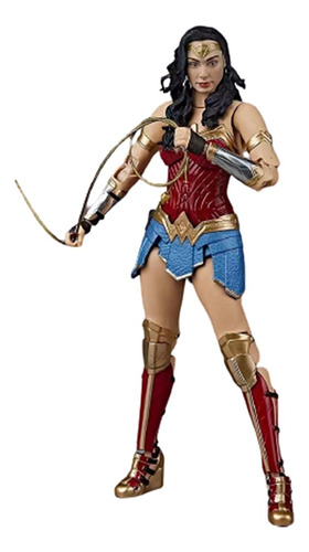 Figura Wonder Woman Gal Gadot Articulada Juguete Dc Con Caja