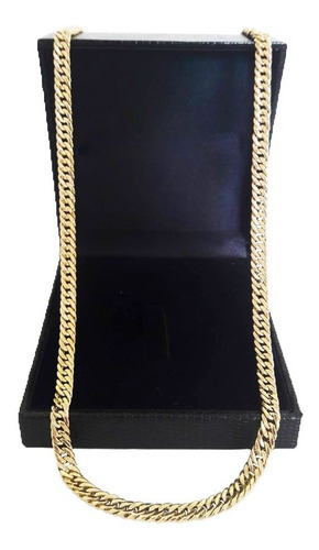 Corrente Cordão Elos Duplos 22 Gramas 5mm 60cm Ouro 18k 750