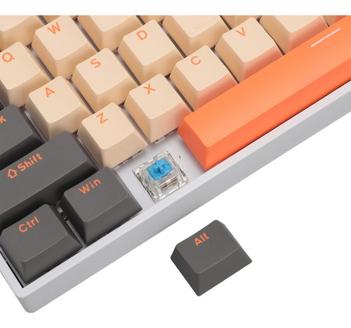 Teclado Mecánico Mini Keyboards De 61 Teclas Con Retroilumin