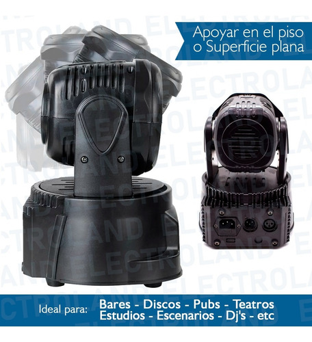 Imagen 5 de 10 de Cabezal Movil 7 Led X 12w Rgbw Robotico Dmx 13 Canales Dj