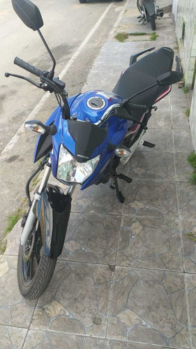 Imagem 2 de 3 de Honda Titan 160 Azul