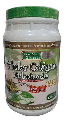 comprar Schuler Colageno Hidrolizado 1.2 Kg Sabor Té Verde-pepino