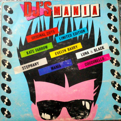 Dj's Mania Compilado Vinilo Gapul Ex+ 1987 Estándar