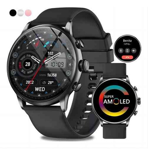 Reloj Inteligente Amoled Hd Smartwatch Bt Llamadas Hombre