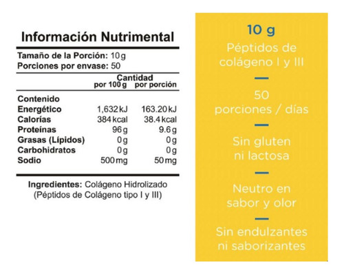 Colágeno Hidrolizado Entera Pharma 500g Na
