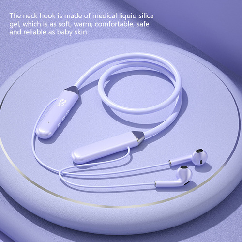 Cómodos Audífonos Led Bluetooth Con Cuello Colgante