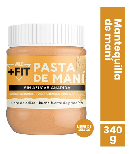 Wild Fit Mantequilla de Maní Original 340 g