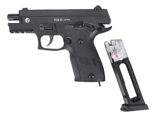 Pistola Pressão Co2 Sig P226 X-five Metal Blowback 4.5 Rossi