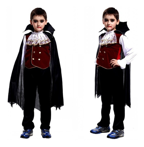 Disfraz De Halloween Estilo Conde Drácula Para Niño