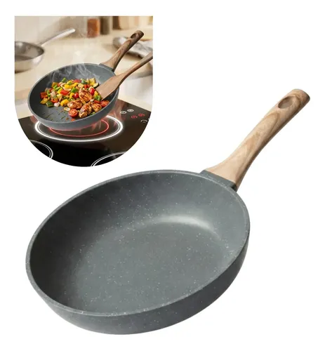 Panela Frigideira Cerâmica Antiaderente 20cm Gás Indução Não  Gruda Dinda Home Granito