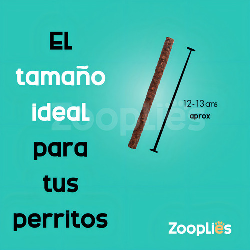 Canine Chews Palitos De Carnaza Para Perro 100% Res-50 Pzas