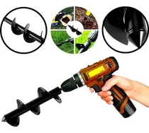 Comprar Broca Espiral Cavadeira Jardinagem Furadeira Terra Grama 