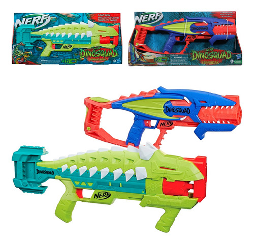 Pistola Nerf Lanzador De Dardos Dinosaurio Hasbro Original