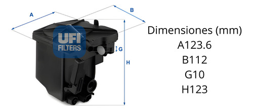 Filtro Ufi 24.027.00 = 0450906471 L454 Mgc1683 Fp5751 P9947