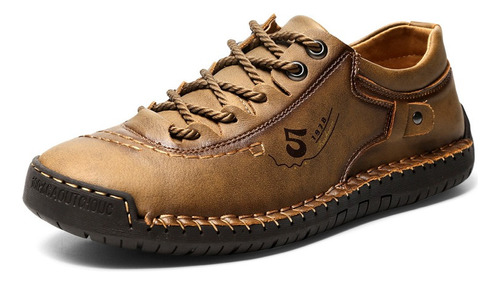 Zapatos Casuales De Hombre Mocasines De Senderismo En Piel