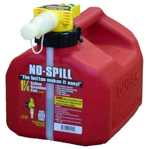 No-derrame 1415 1-1 / 4-gallon Poly Gas Can (cumple Con Carb