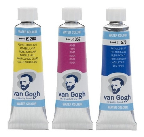 Acuarelas Van Gogh 10ml X 3 Pomos A Eleccion Serie 1