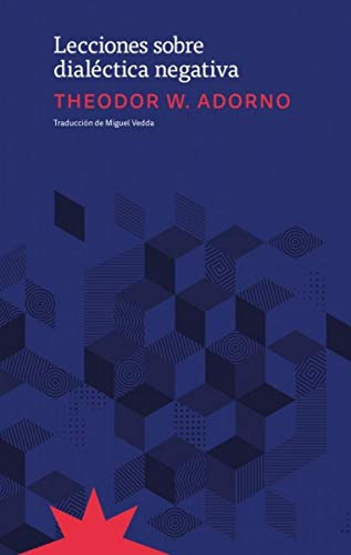 Libro Lecciones Sobre Dialectica Negativa - Adorno Theodor W