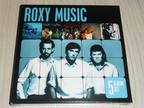 Box Roxy Music - 5 Album Set (hdcd Remaster) Lacrado