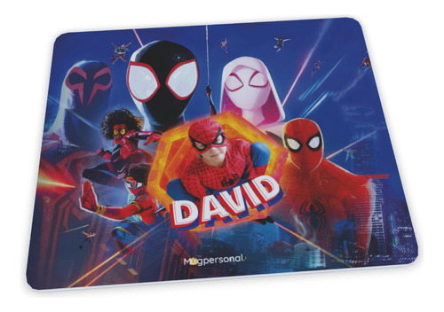 Pad Mouse Spiderman Personalizado Antideslizante Marvel Hero