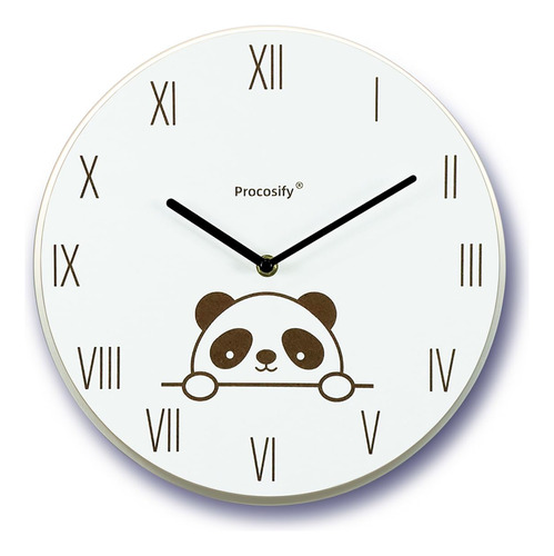 Procosify Reloj De Pared Mdf De 12 Pulgadas, Funciona Con Pi