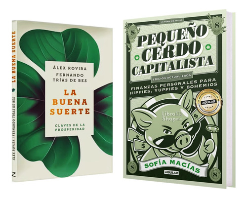 Buena Suerte + Pequeño Cerdo Capitalista Pack 2 Libros