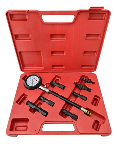 Set Kit Compresimetro Automotriz Bencinero Gasolina