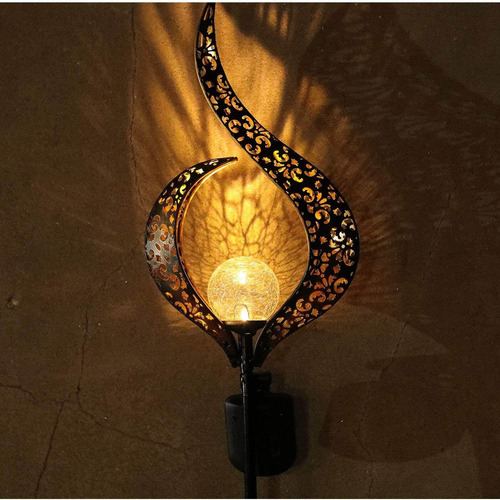 Hdnicezm - Lámpara Solar De Jardín Para Exteriores, Diseño D